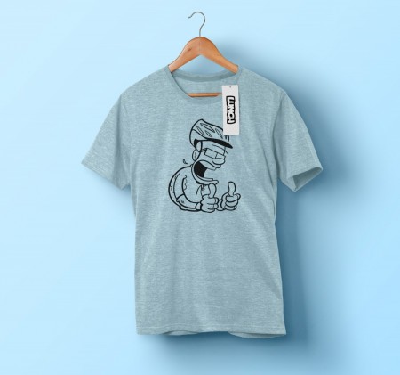 T-skjorte: Kalle, ice blue