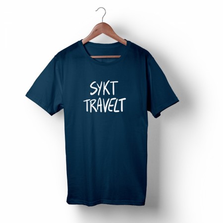 T-skjorte "Sykt travelt" - NAVY